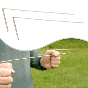 Copper dowsing rods