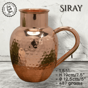 pure copper jug siray with lid