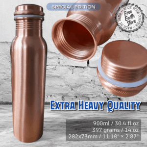 Special Edition: Extra Heavy (Almost 400g) Pure Copper Bottle – Old-World Craftsmanship in a Modern Design