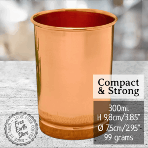 pure copper cup flat