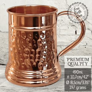 pure copper beer mug